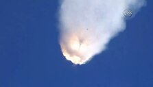 Sprogo &bdquo;SpaceX&ldquo; bepilotė raketa
