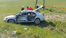 &Scaron;ilutės rajone per sunkvežimio ir &bdquo;Toyotos&ldquo; avariją sužaloti keturi žmonės