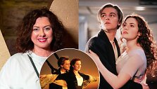Daiva Tamo&scaron;iūnaitė ir filmo &bdquo;Titanikas&ldquo; kadrai