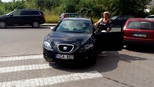 Užfiksuotas &bdquo;Seat&ldquo; ir jo vairuotoja