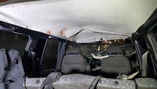 Avarijos padariniai: sumaitotas visureigis