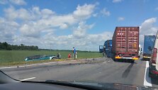 Avarija kelyje &bdquo;Via Baltica&ldquo;