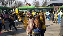 Į Klaipėdos gatves i&scaron;riedėjo žaismingi autobusai