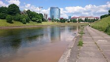 Ter&scaron;alai Neryje tiesiai prie&scaron; Seimo rūmus?