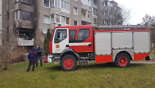Vilniuje degė daugiabutis