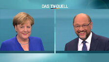 Angela Merkel ir Martinas Schulzas