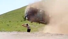 driver-thrown-from-car-in-crash-during-wedding-convoy