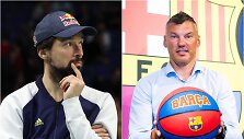 Sergio Llullas ir &Scaron;arūnas Jasikevičius