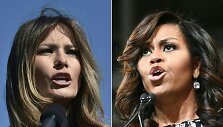 Melania Trump ir Michelle Obama