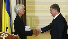 Christine Lagarde ir Petro Poro&scaron;enka