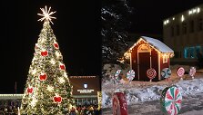 Kalėdų eglės įžiebimas Ignalinoje