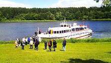 Laivas &bdquo;Nemunas&ldquo;, kuriuo bus plaukiama į Bir&scaron;toną