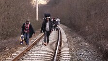 Migrantai Makedonijoje.