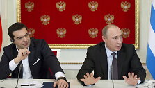 Aleksis Cipras ir Vladimiras Putinas