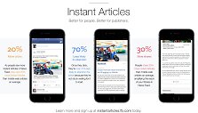 &bdquo;Facebook&ldquo; teigia, kad naudojant &bdquo;Instant Articles&ldquo; straipsnių skaitomumas i&scaron;auga