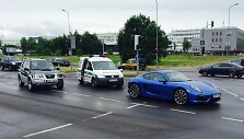 Sekmadienį Vilniuje į avariją pateko prabangus naujutėlis automobilis &bdquo;Porsche&ldquo;