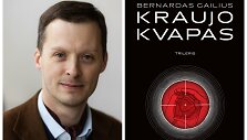 Ra&scaron;ytojas Bernardas Gailius ir jo trileris &bdquo;Kraujo kvapas&ldquo;. 15 min monta=as