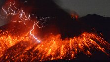 Sakuradzimos ugnikalnio i&scaron;siveržimas