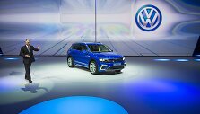 &bdquo;Volkswagen Tiguan&ldquo; pristatymas Frankfurto automobilių parodoje