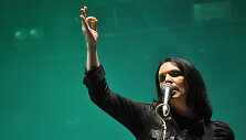 Grupė &bdquo;Placebo&ldquo; / Festivalis &bdquo;Positivus 2015&ldquo; / Pauliaus Krampo nuotr.