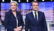 Marine Le Pen ir Emmanuelis Macronas debatuose