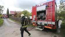 Gaisras Skersinės sodų 6-ojoje gatvėje Vilniuje
