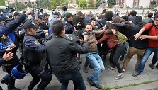 Policija susidorojo su prie&scaron; tolimesnę Turkijos islamizaciją protestuojančiais demonstrantais 