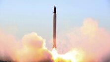 Irano balistinės raketos bandymas