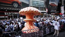 Niujorke 10 tūkst. protestuotojų pasisakė prie&scaron; sankcijų panaikinimą Iranui