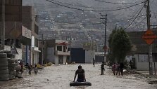 Potvyniai ir purvo nuo&scaron;liaužos Peru