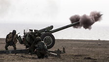 Ukrainos artileristai