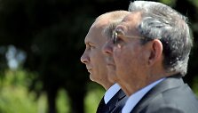 Vladimiras Putinas ir Raulis Castro