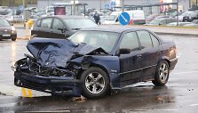 Avarija Drujos ir Rasų gatvių sankryžoje Vilniuje