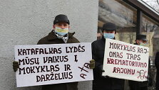 Klaipėdiečiai sukilo prie&scaron; planus statyti krematoriumą.