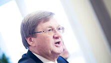 AB &bdquo;Lietuvos geležinkeliai&ldquo; vadovo Stasio Dailydkos spaudos konferencija