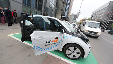 &bdquo;CityBee&ldquo; elektromobilių įkrovimo stotelės prie Vilniaus savivaldybės atidarymas