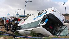 Autobuso avarija.