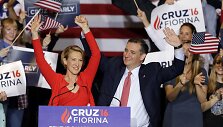 Carly Fiorina ir Tedas Cruzas