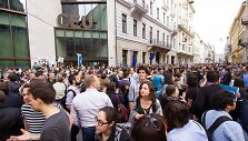 Studentų protestas Budape&scaron;te