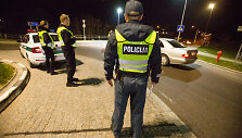 Kelių policijos naktinis penktadienio reidas