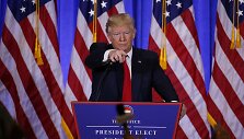 I&scaron;rinktojo JAV prezidento Donaldo Trumpo spaudos konferencija