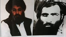 M.A.Mansuras (kairėje), pakeitęs nukautą buvusį talibų lyderį M.Omarą (de&scaron;inėje)