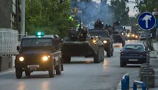Kumanovo miestas po pasibaigusios operacijos prie&scaron; numanomą ginkluotą albanų grupuotę
