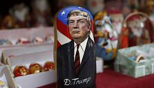 Donaldo Trumpo atvaizdo suvenyras Kijeve