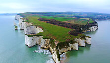 Senojo Hario uolos (Old Harry Rocks)