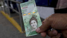 Naujasis Venesuelos 5000 bolivarų vertės banknotas 