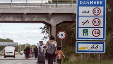 Migrantai prie Danijos sienos