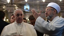 Popiežius Pranci&scaron;kus ir Stambulo muftijus Rahmi Yaranas