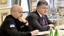 Oleksandras Turčynovas ir Petro Poro&scaron;enka