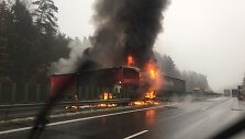 Vilkikų avarija greitkelyje